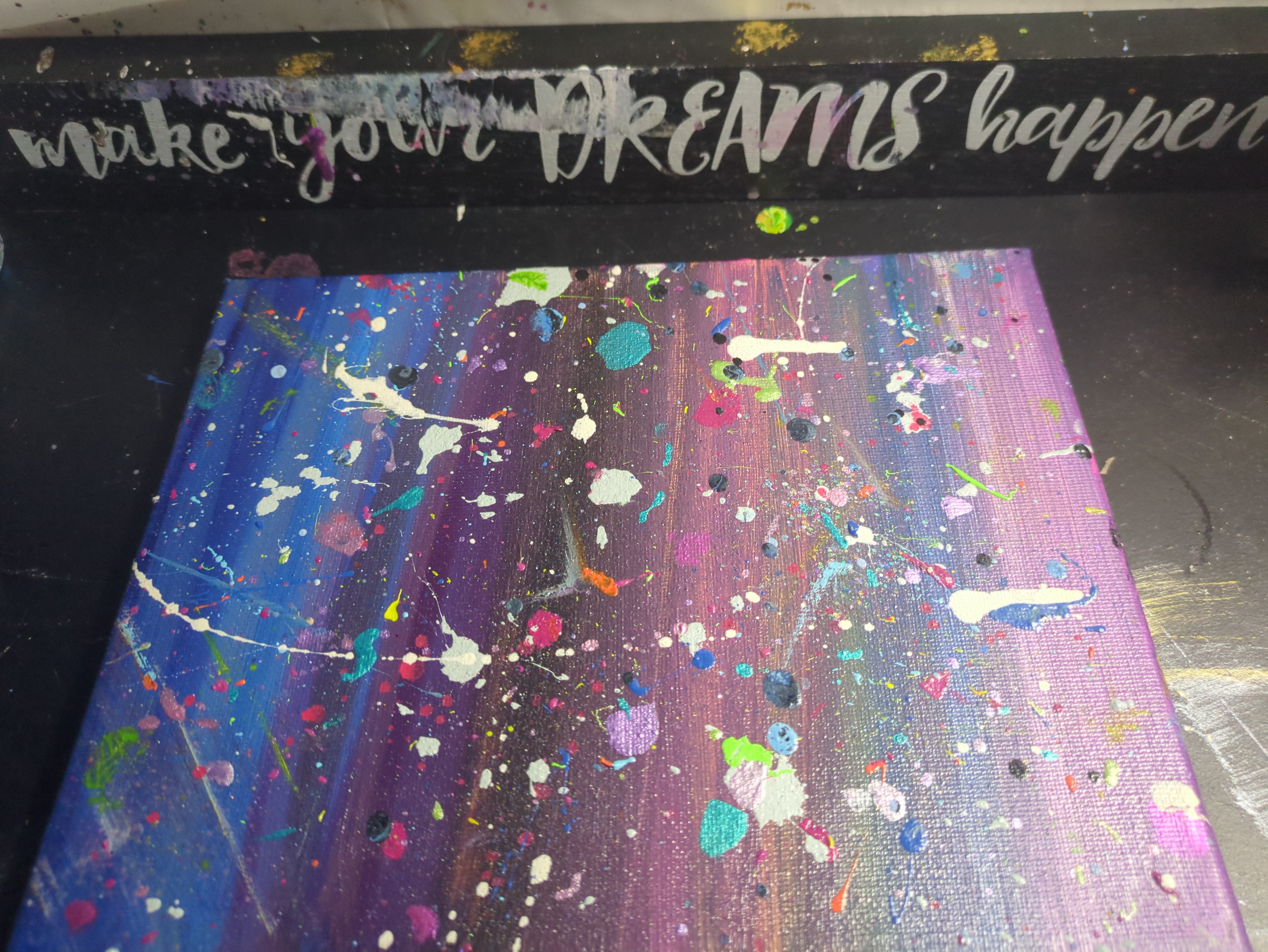 8x10 creative splatter